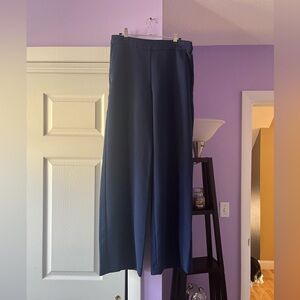 Express Size 8 Navy Blue Wide-Leg Pants